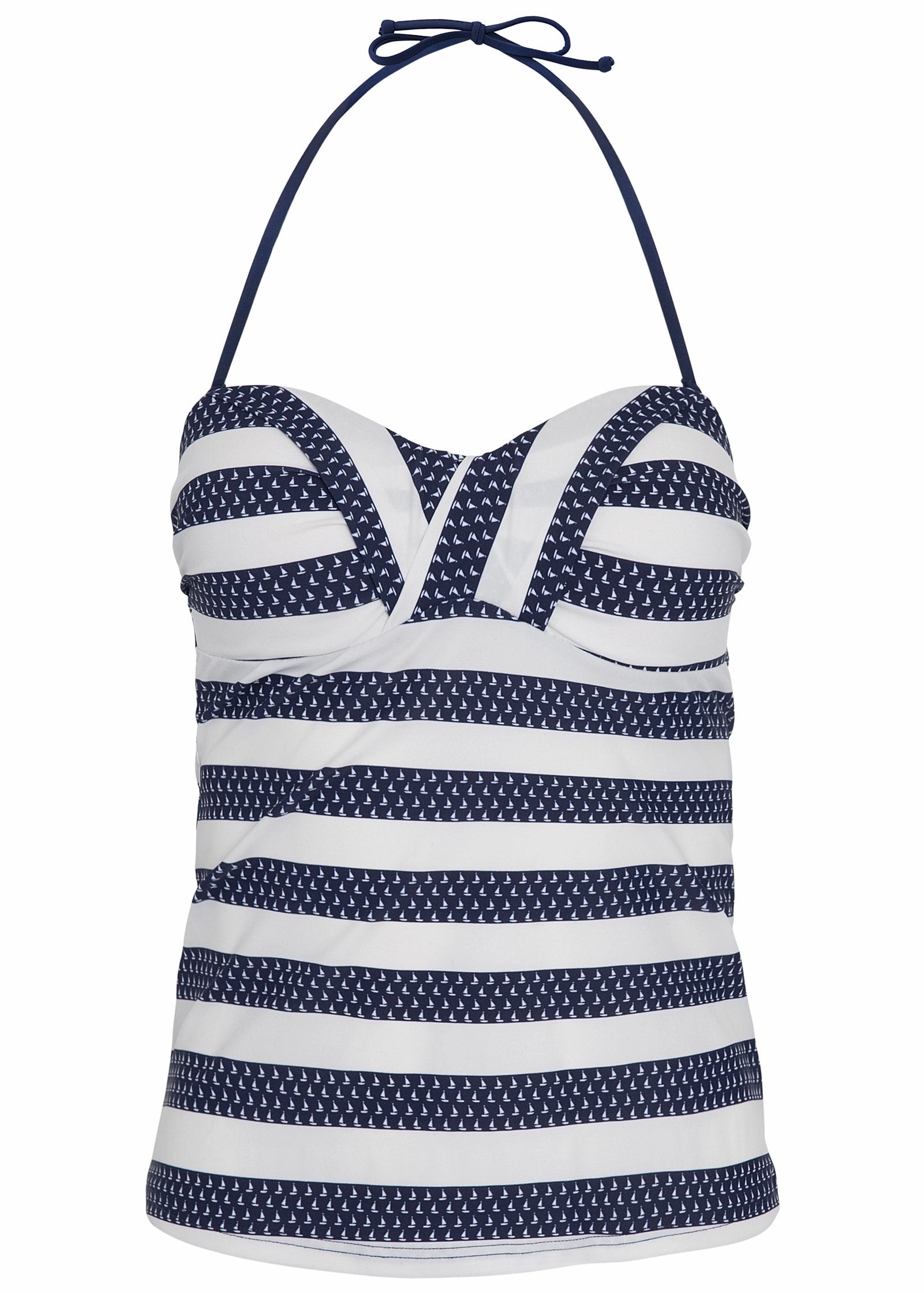 Bandeau Tankini Top - Sailor Blue
