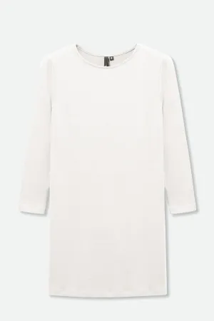 BATEAU NECK IN PIMA COTTON STRETCH