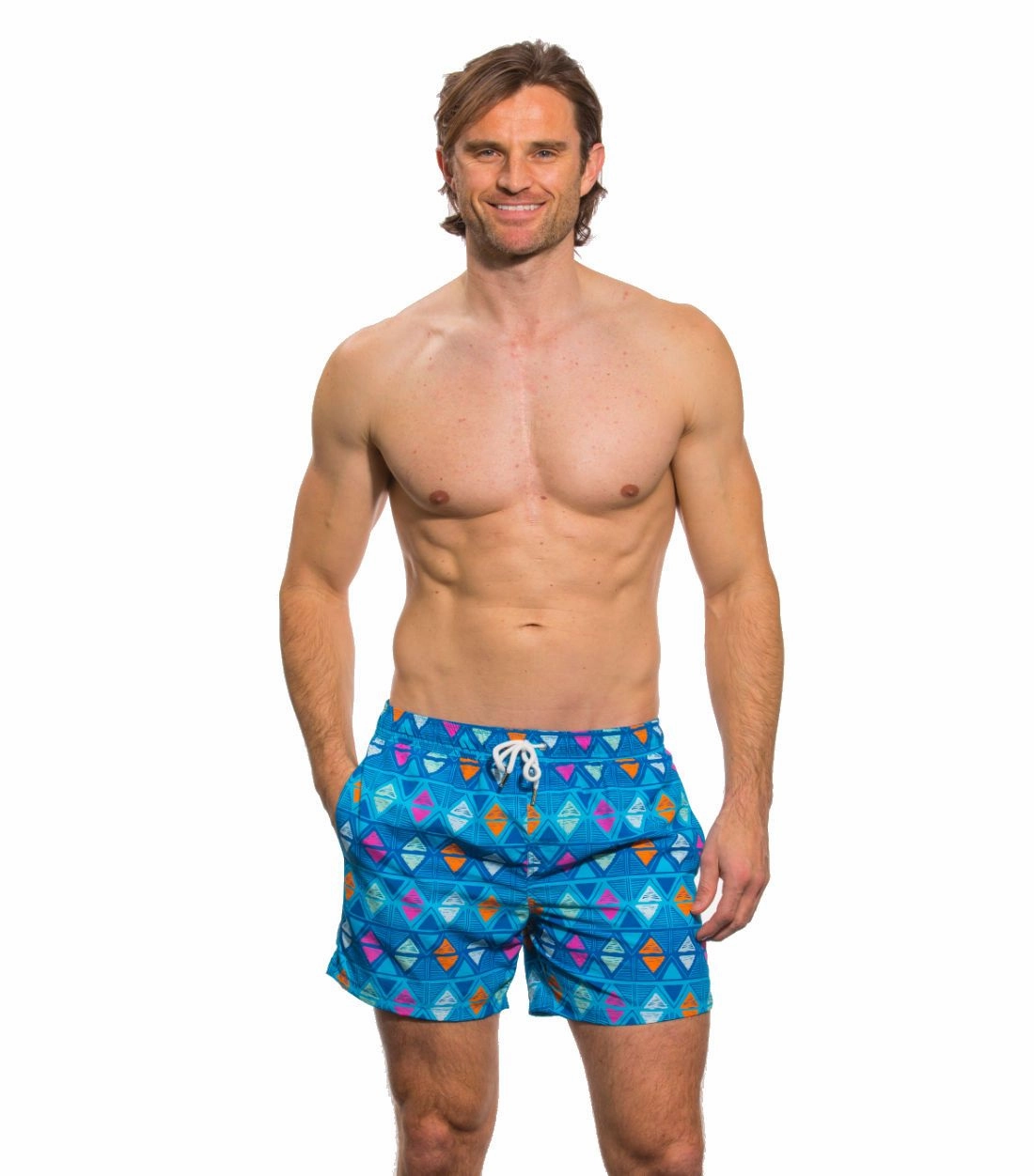 Beach Board Shorts Aztec