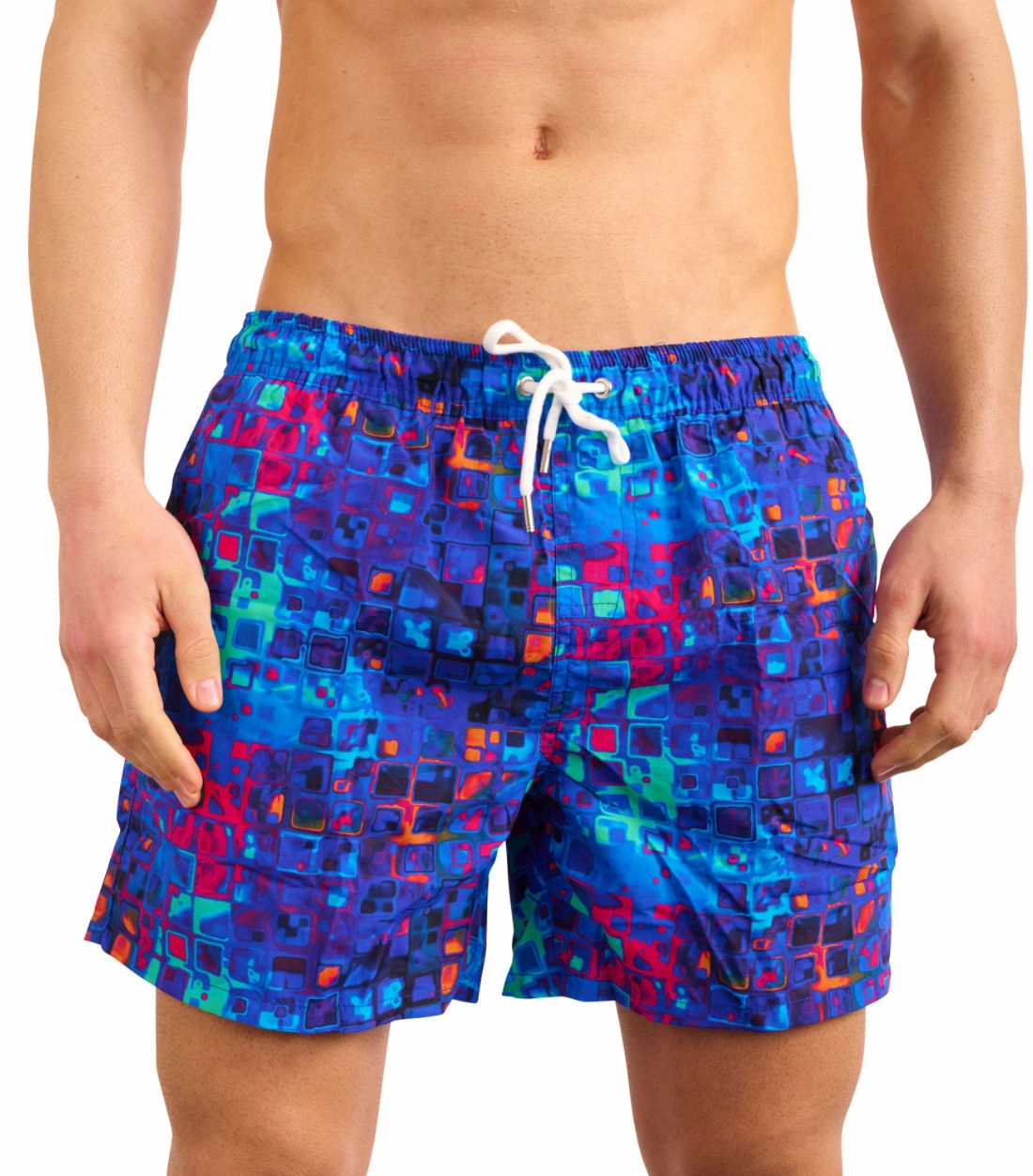 Beach Board Shorts Mosaic affordable men's swimwear, summer swimwear for men