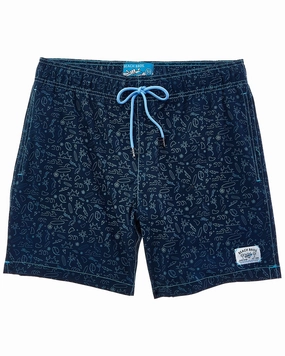 Beach Bros Beach Decal Swim Short mens beach swimwear, quick dry mens swimsuits