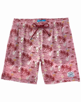 Beach Bros Beach Drinks Swim Trunk mens full coverage swimwear, stylish mens swim trunks