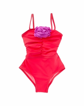 Beach Lingo Rose One-Piece stylish teen girl swimsuits, teen girls swimwear sets