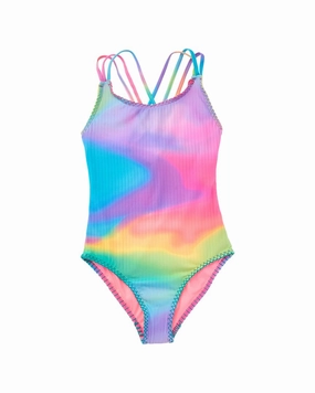 Beach Lingo Strappy One-Piece stylish teen girl swimsuits, teen girls swimwear sets
