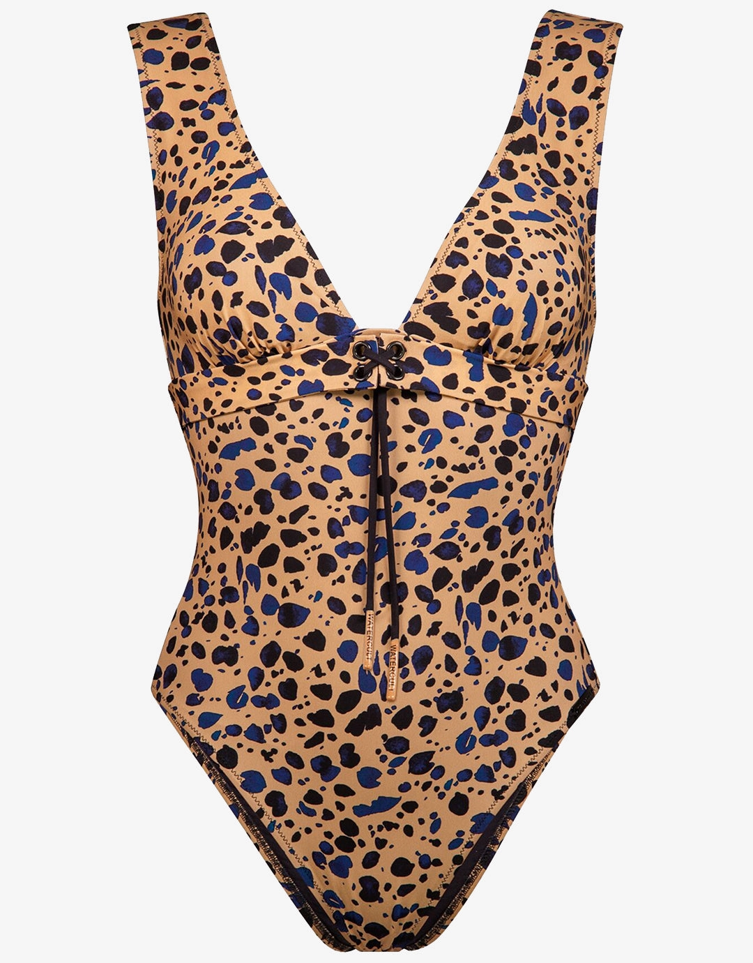 Beach Pebbles Swimsuit - Black Sandstone padded swimwear for women, padded bikini tops