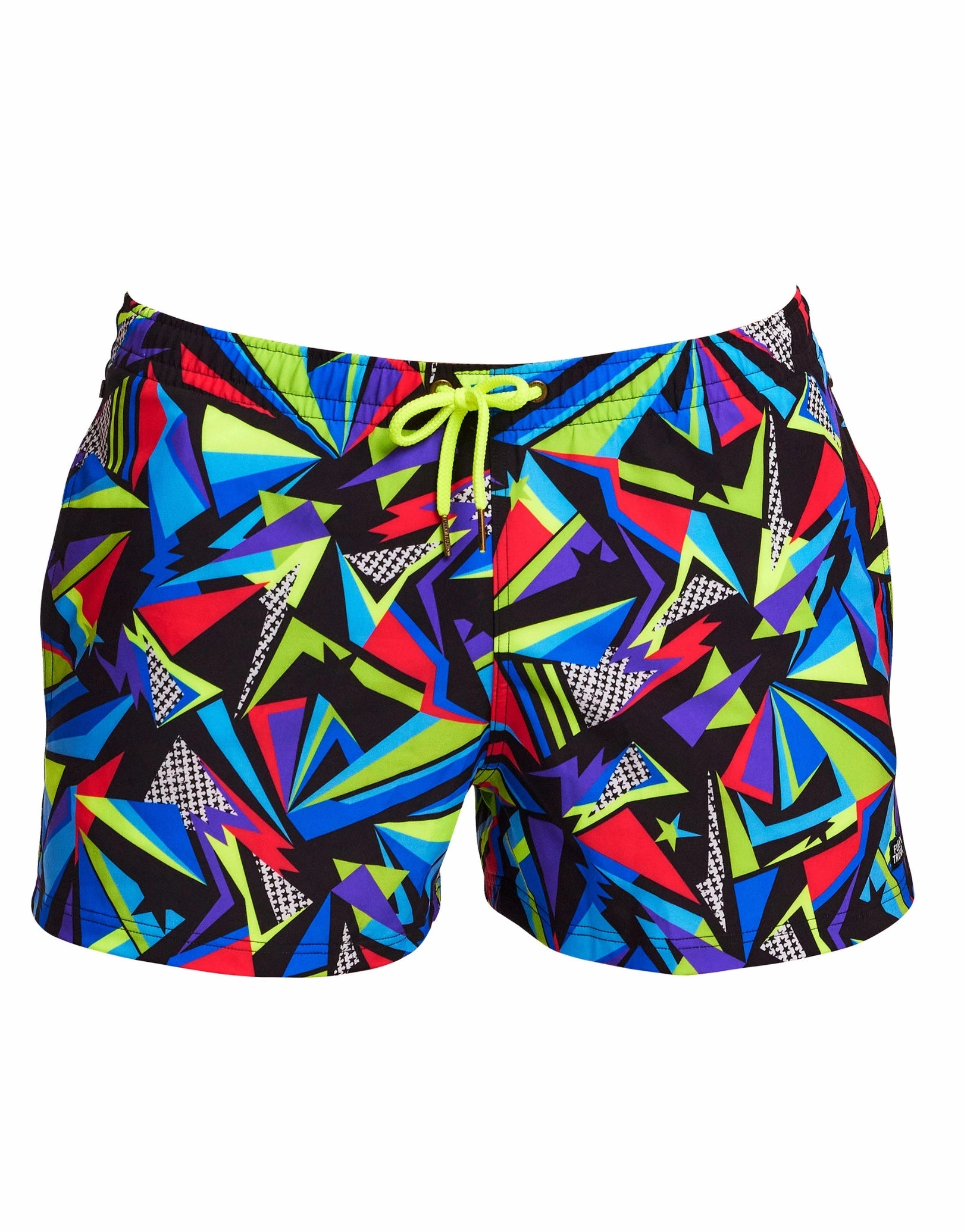 Beat It Shorty Swim Shorts - Black/Multi