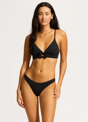 Beau Mini Hipster Bikini Bottom - Black affordable swimwear for women, chic swimsuits for women