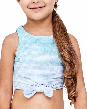 Bella Dahl Tie-Front Tankini cute swimsuits for teen girls, modest teen swimwear