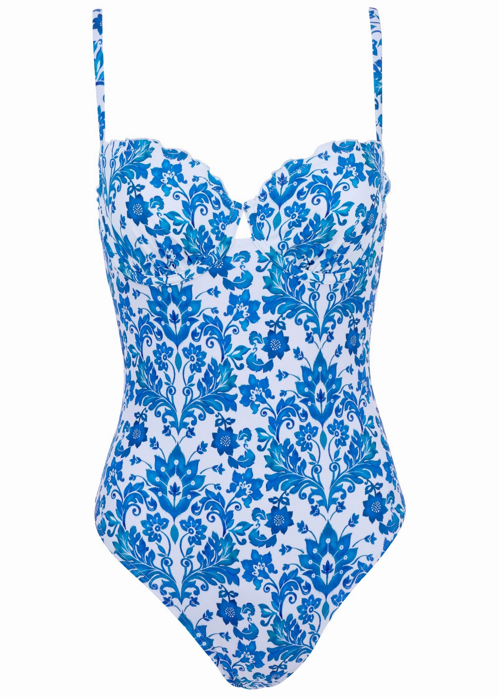 Bermuda Underwire One-Piece - Delicate Floral
