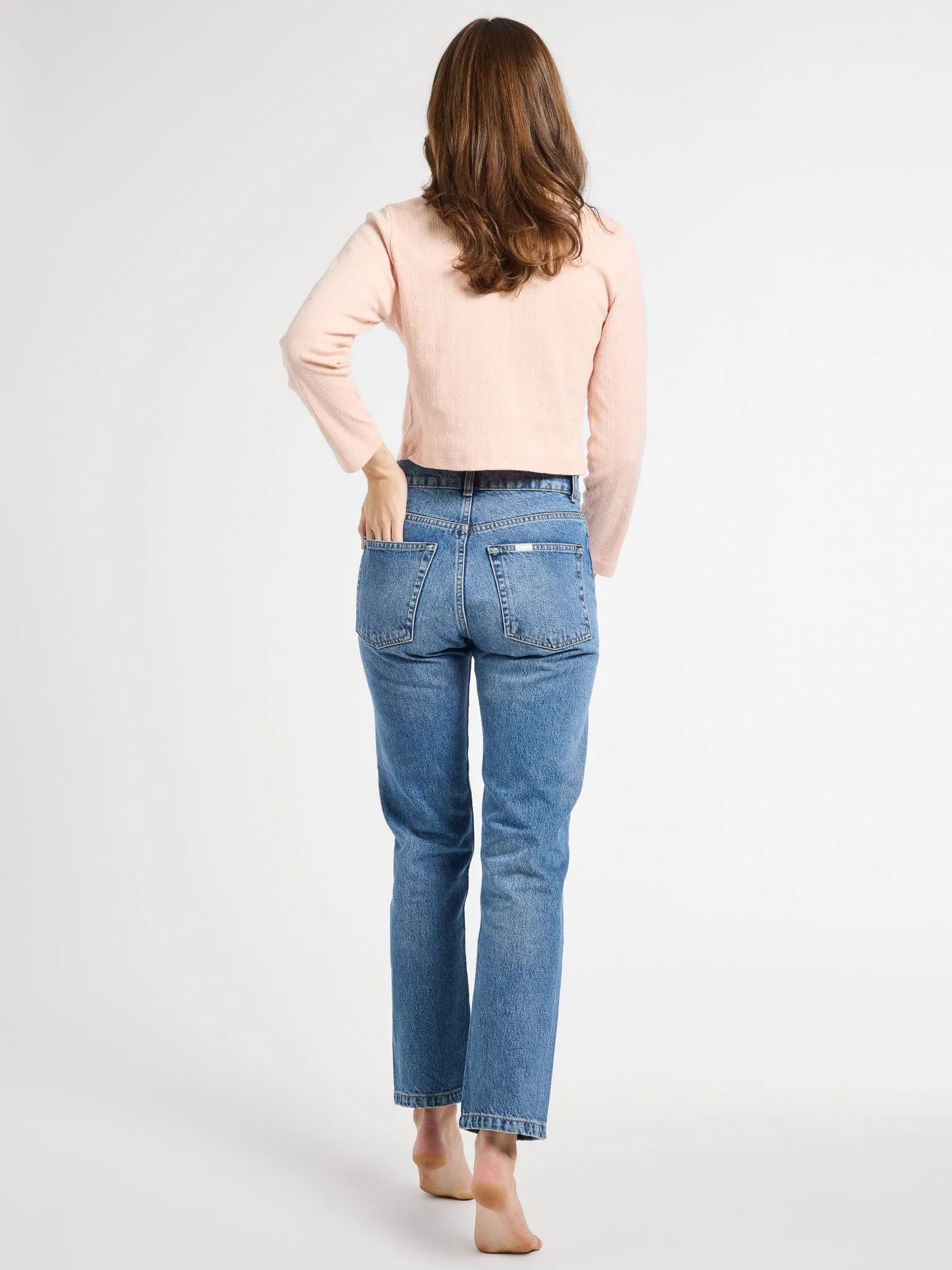 Bibi Pointelle Cardigan in Spanish Villa