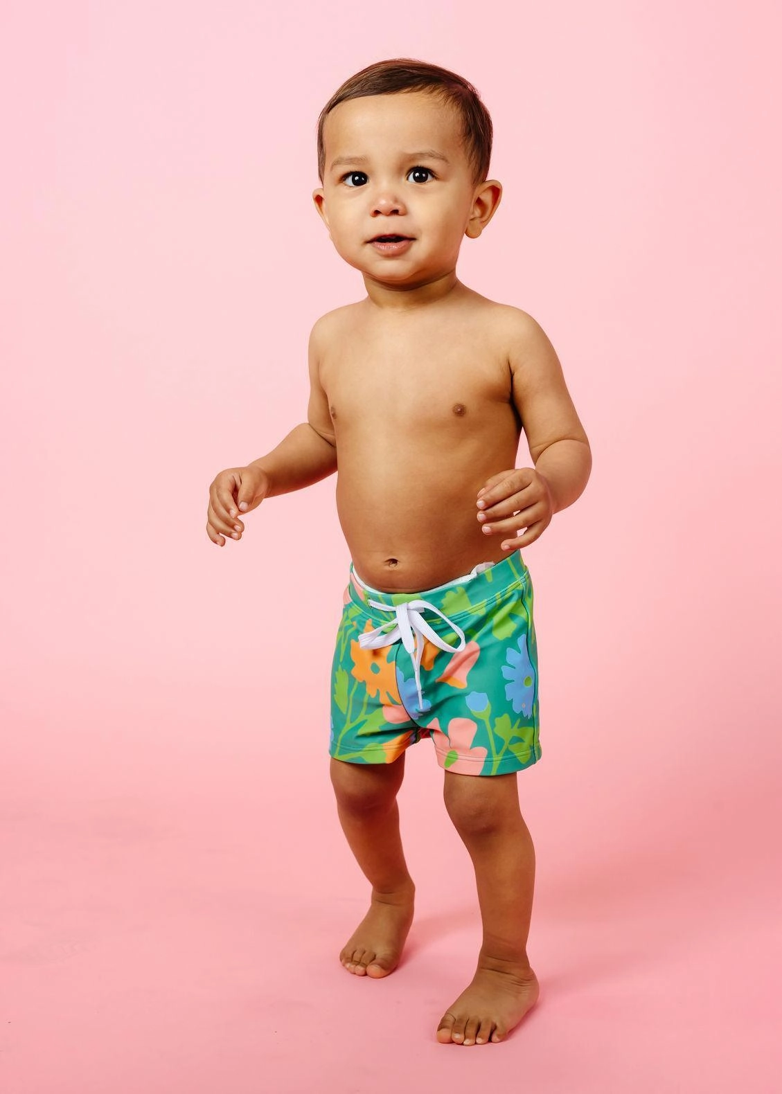 Big Blooms | Baby Euro Shorts boys summer swimwear, boys rash guard swim sets