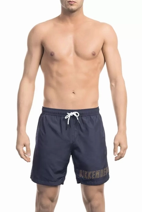 Bikkembergs Polyester Men Swim Men's Short mens full coverage swimwear, stylish mens swim trunks