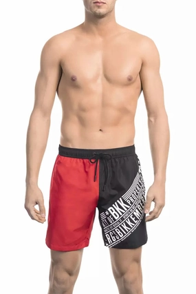 Bikkembergs Polyester Men Swim Men's Short mens full coverage swimwear, stylish mens swim trunks