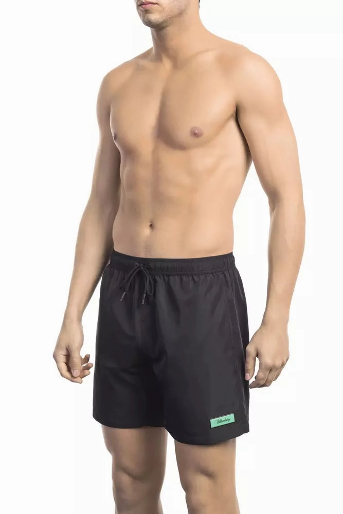 Bikkembergs Polyester Men Swim Men's Short mens full coverage swimwear, stylish mens swim trunks