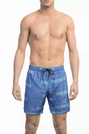 Bikkembergs Polyester Men Swim Men's Short mens full coverage swimwear, stylish mens swim trunks