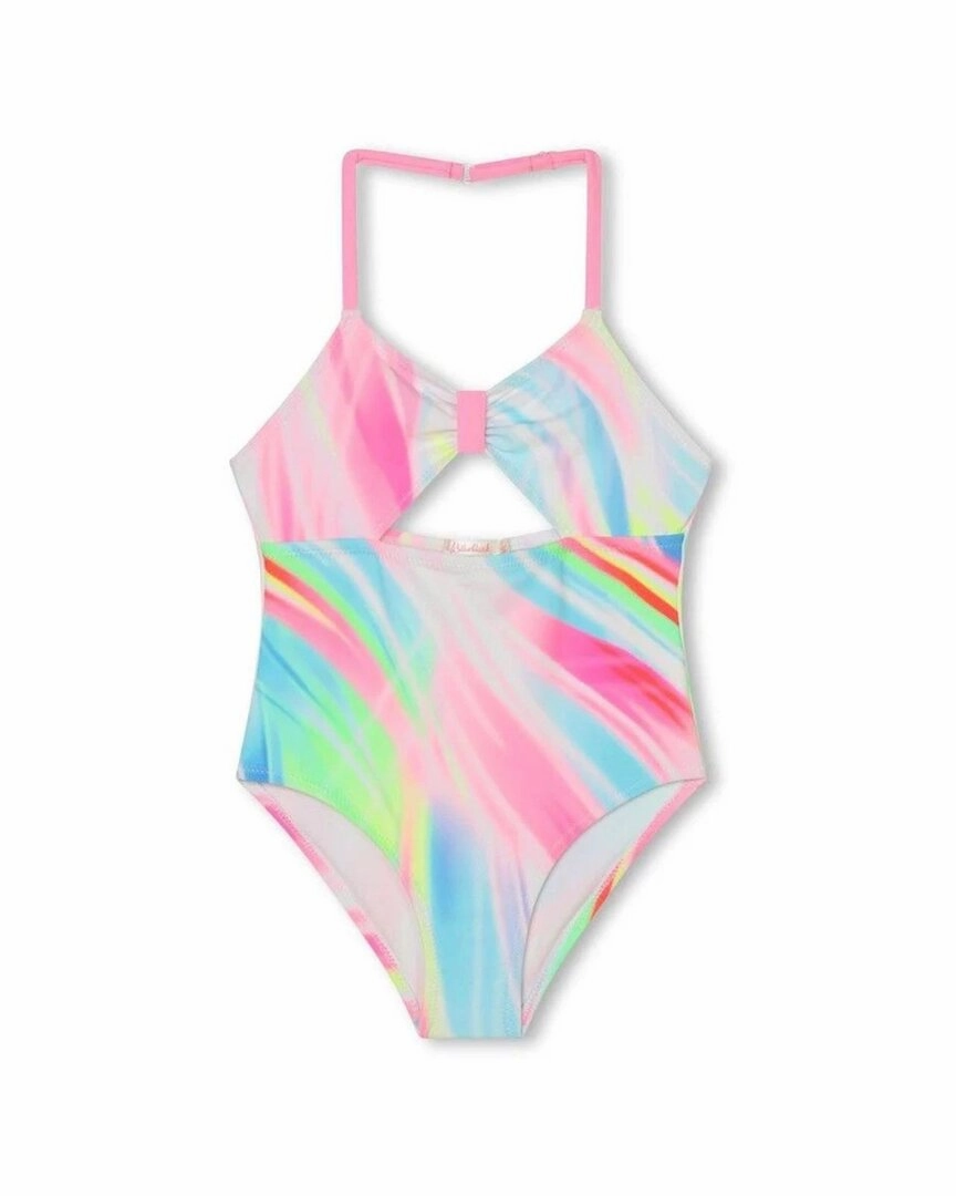 Billieblush Stripe Swimsuit cute swimsuits for teen girls, modest teen swimwear