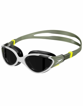 Biofuse 2.0 Polarised Women's Swim Goggle - Green/White adult swim goggles, best swim goggles for adults