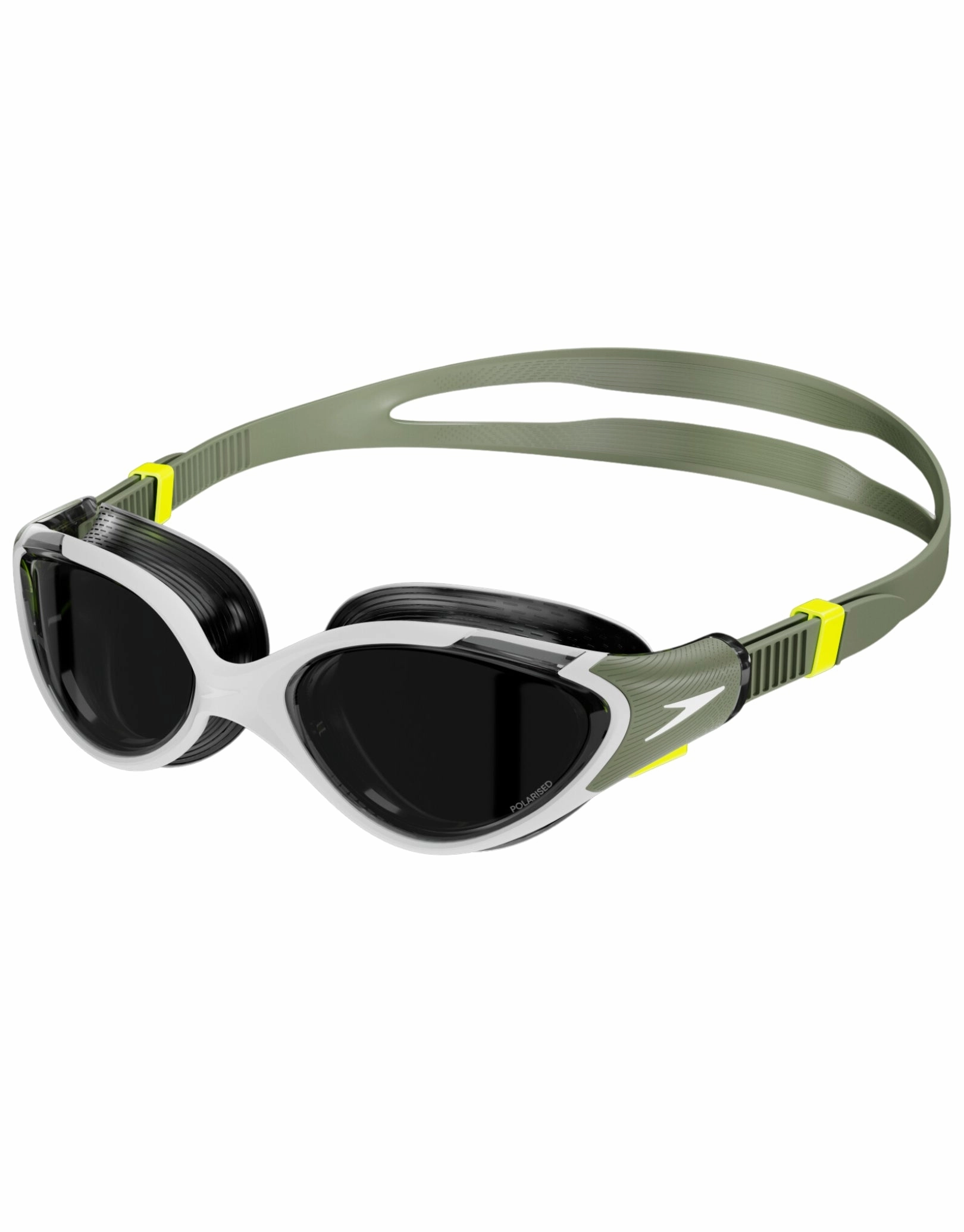 Biofuse 2.0 Polarised Women's Swim Goggle - Green/White adult swim goggles, best swim goggles for adults
