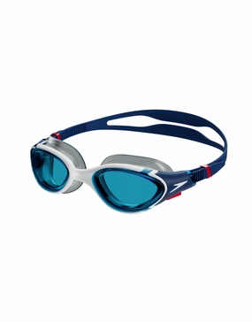 Biofuse 2.0 Swim Goggle - Blue/White speedo mens swimwear, speedo training swimsuits