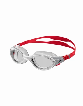 Biofuse 2.0 Swim Goggle - Clear/Red speedo mens swimwear, speedo training swimsuits