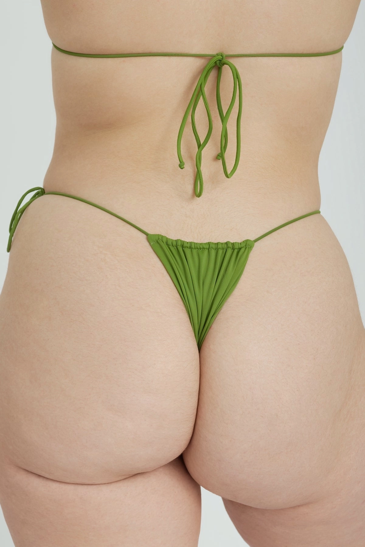 Bixi Bottom - Matcha soft fabric swimwear women, resort swimwear for ladies