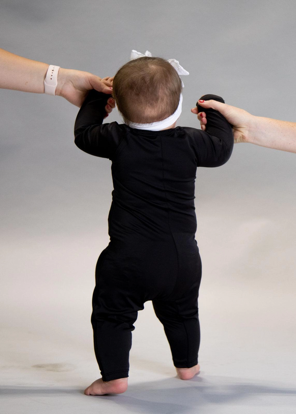 Black | Baby Rashguard One-Piece (Unisex)