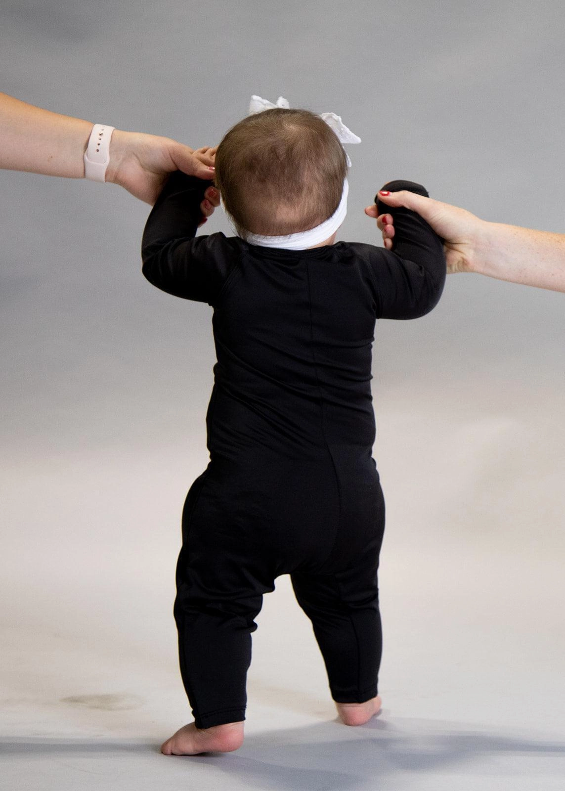 Black | Baby Rashguard One-Piece (Unisex)