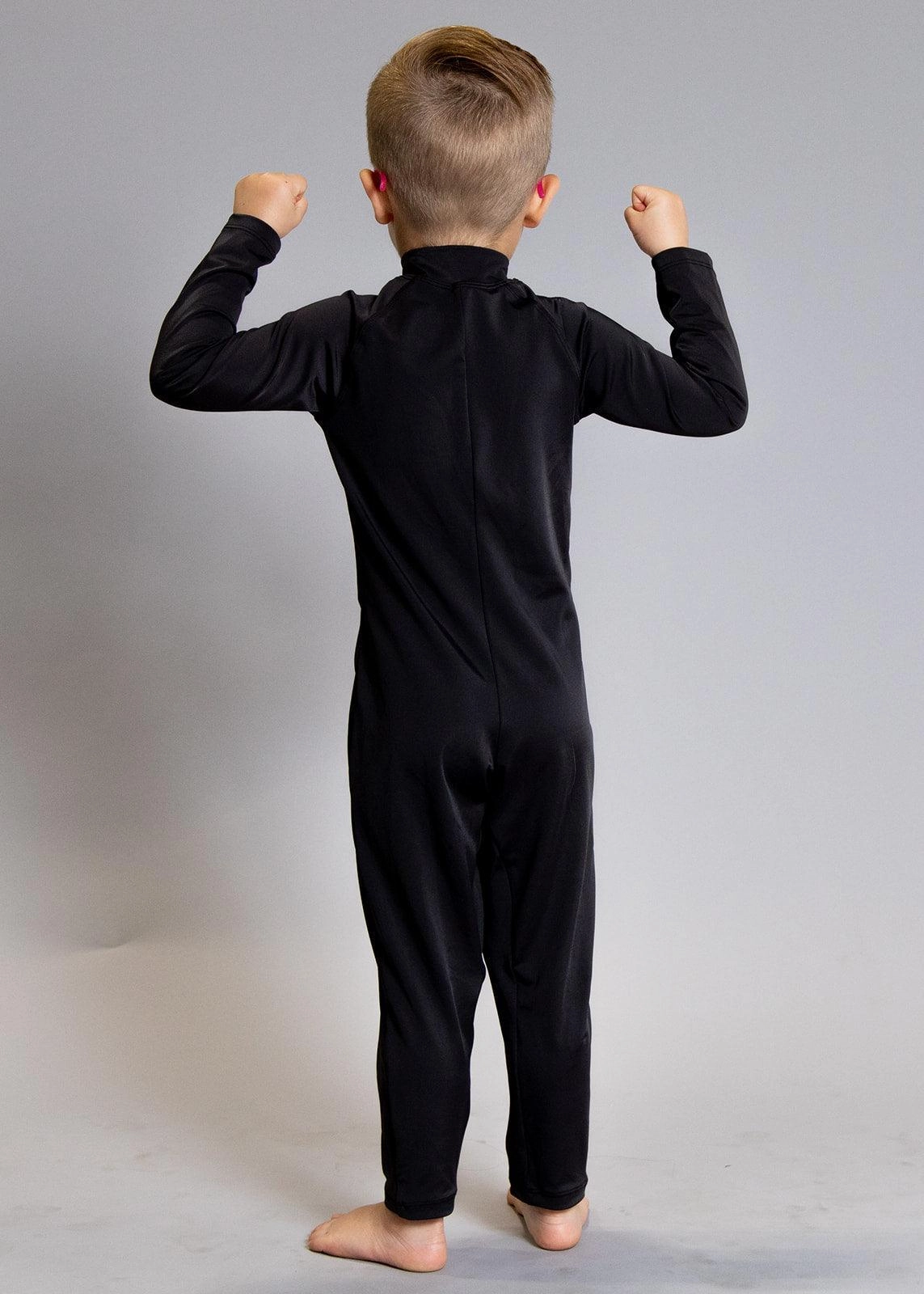 Black | Mini Rashguard One-Piece (Unisex)