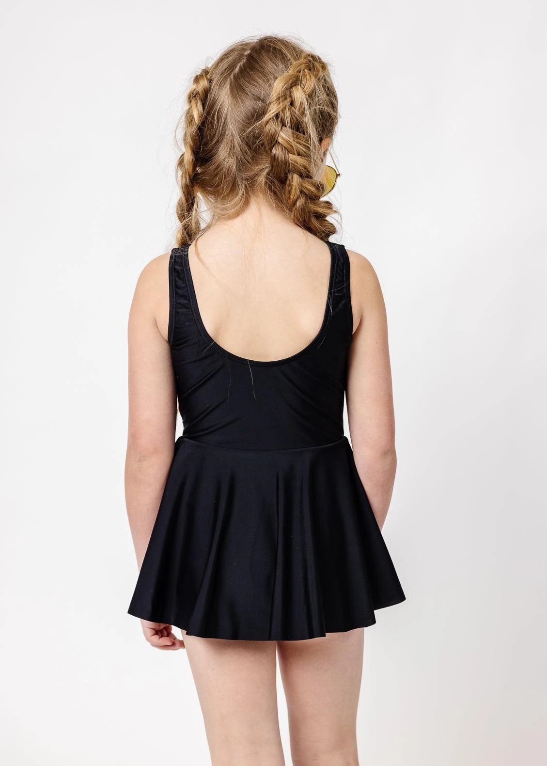 Black | Mini Skirted One-Piece