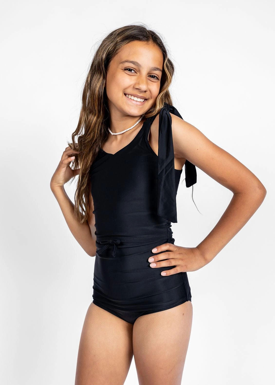 Black | Youth Bow Bottoms