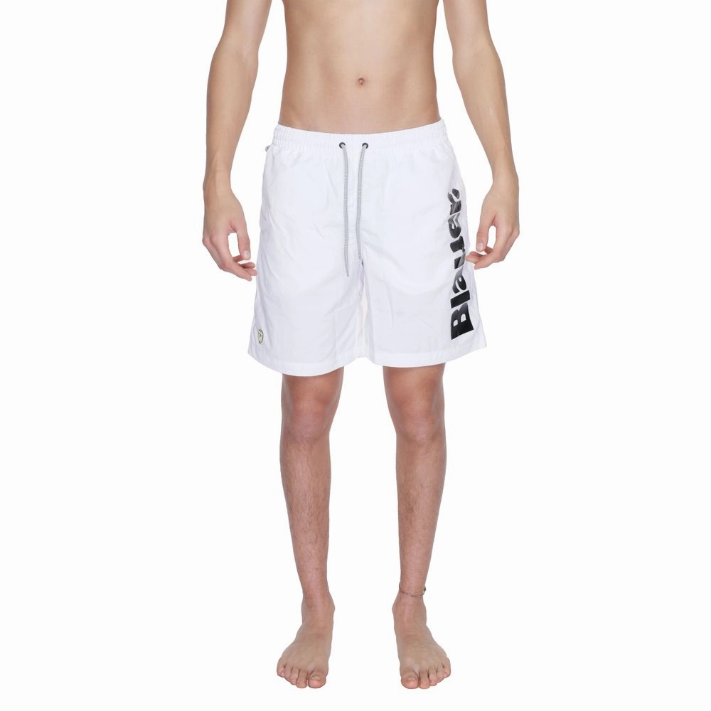 Blauer Polyamide Men's Swimwear mens full coverage swimwear, stylish mens swim trunks