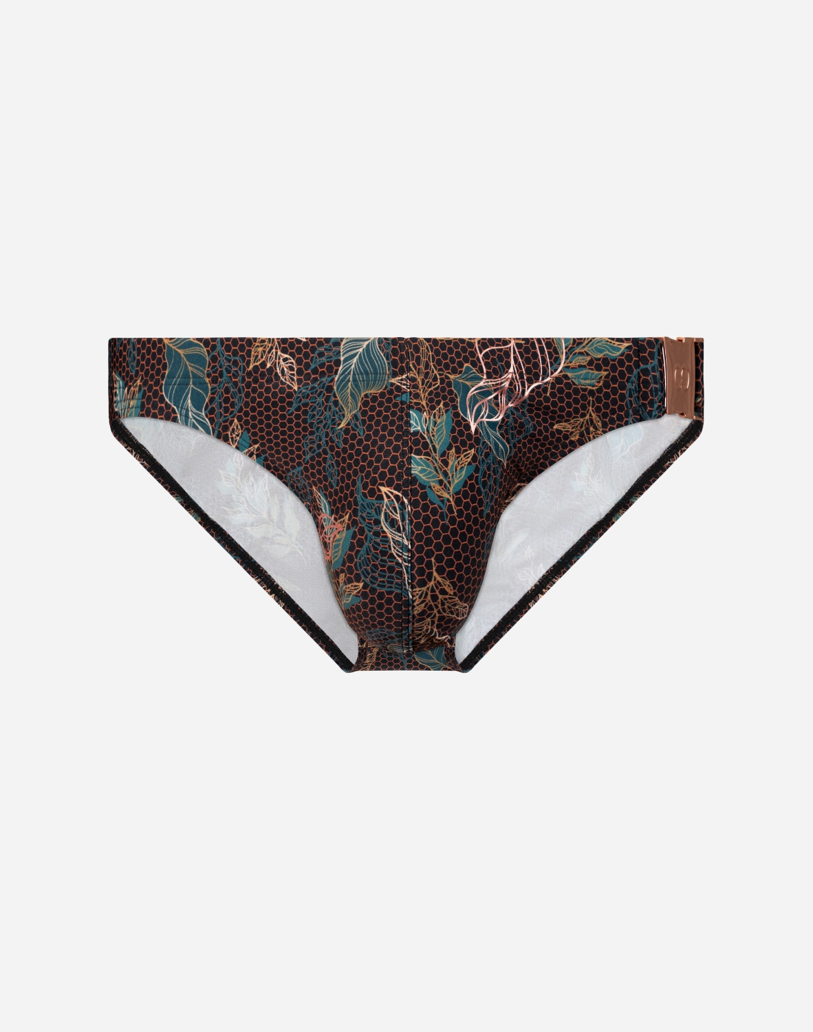 BLK Label No.2 Swim Brief - Print mens swim briefs, simple swimwear for men