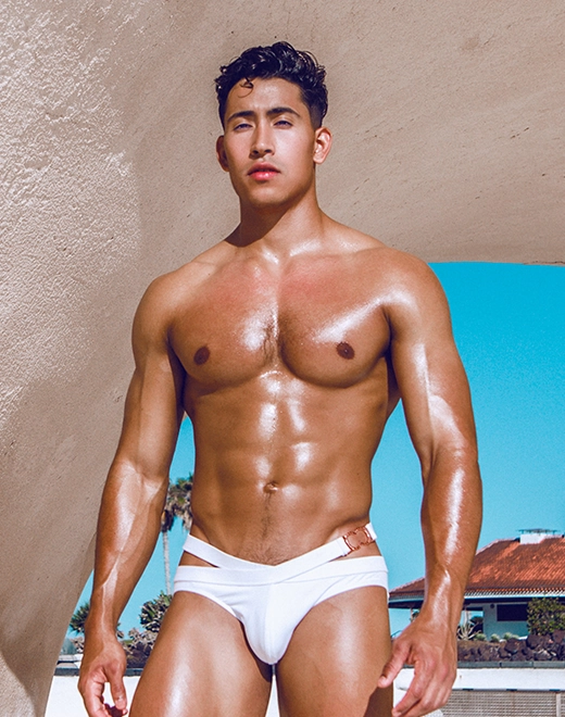 BLK Label No.3 Swim Brief - White