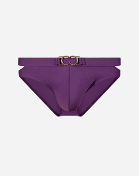 BLK Label No.4 Swim Brief - Plum mens swim briefs, simple swimwear for men