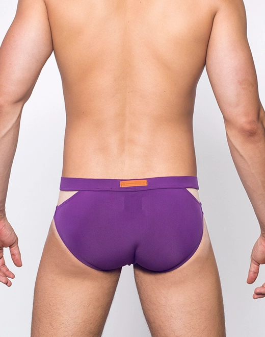 BLK Label No.4 Swim Brief - Plum