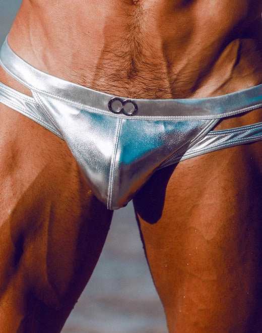 BLK Label No.5 Swim Brief - MetaLux Silver