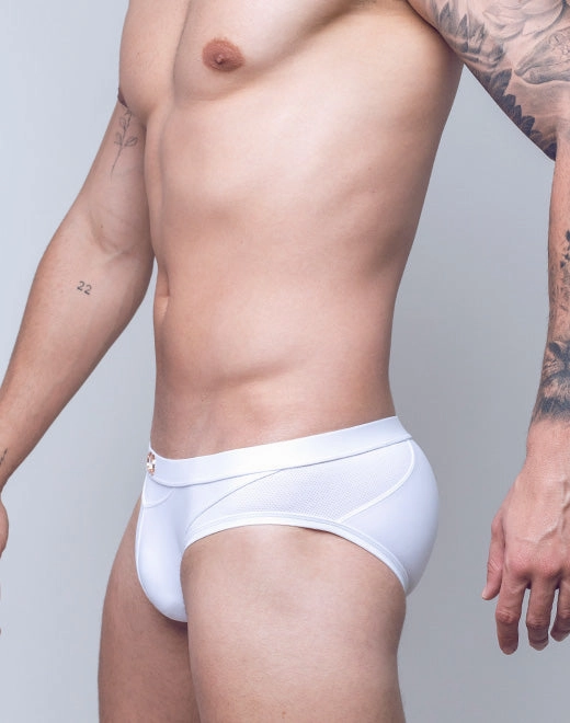 BLK Label No.6 Swim Brief - White
