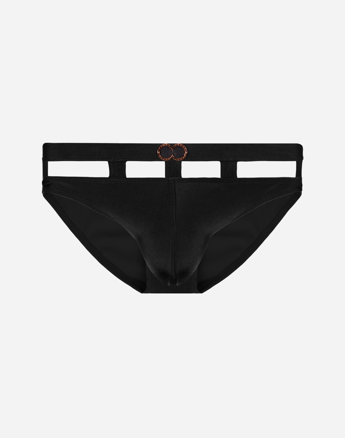 BLK Label No.7 Swim Brief - Black mens swim briefs, simple swimwear for men