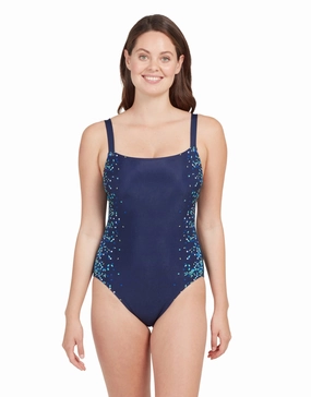 Blue Chime Adjustable Classicback Swimsuit - Navy/Blue zoggs swimwear for women, zoggs goggles and swimsuits
