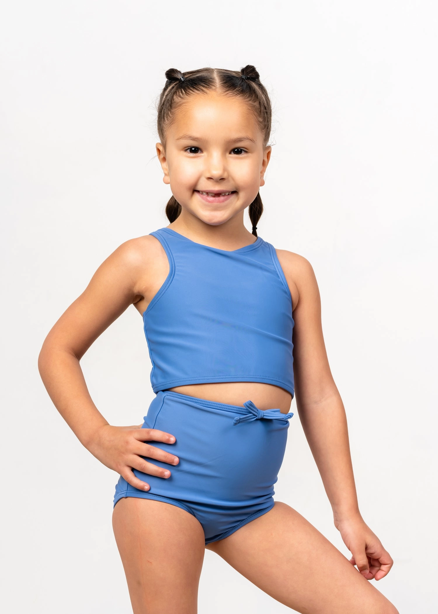 Blue Denim | Mini Bow Bottoms