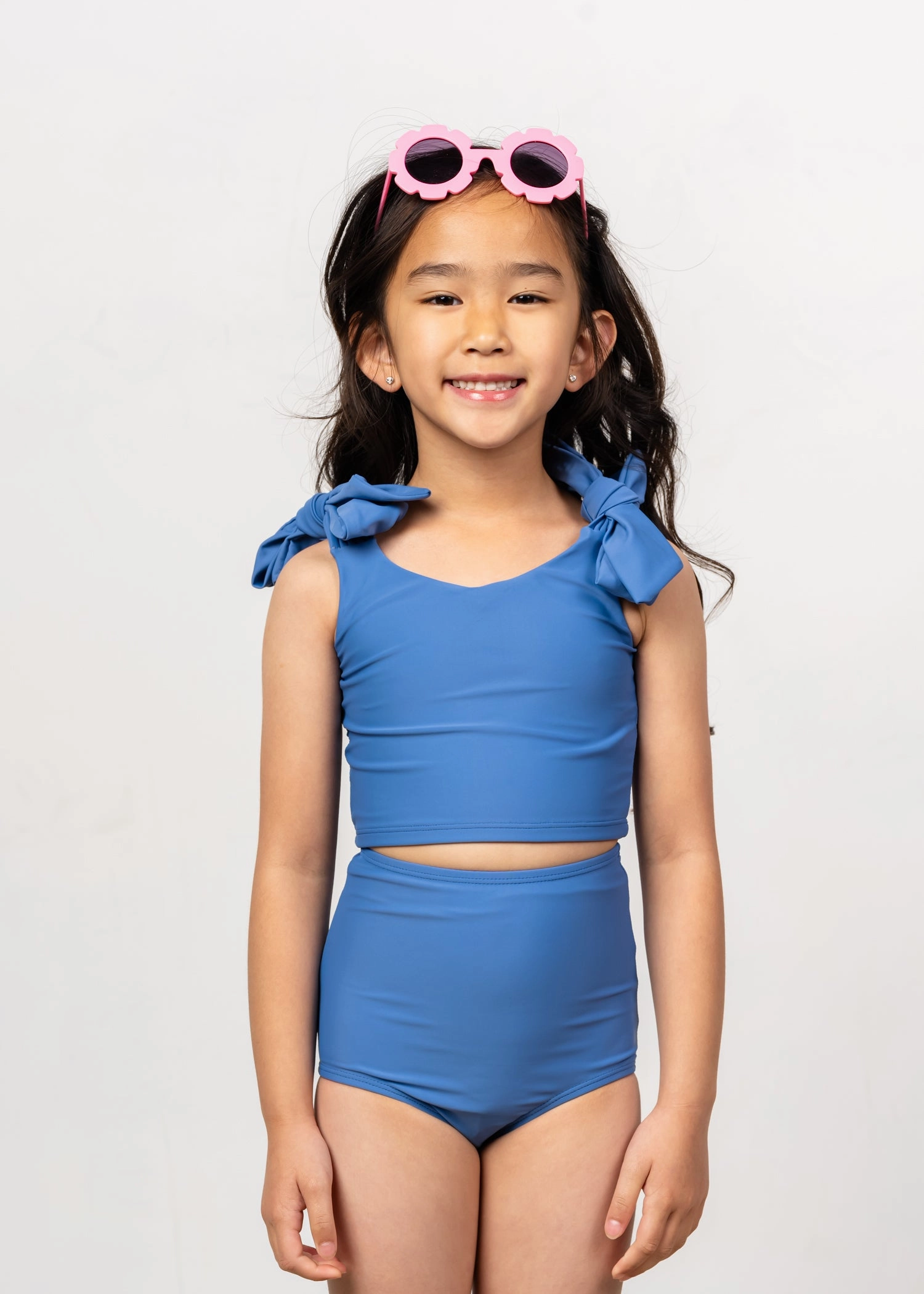 Blue Denim | Mini High-Waisted Bottoms