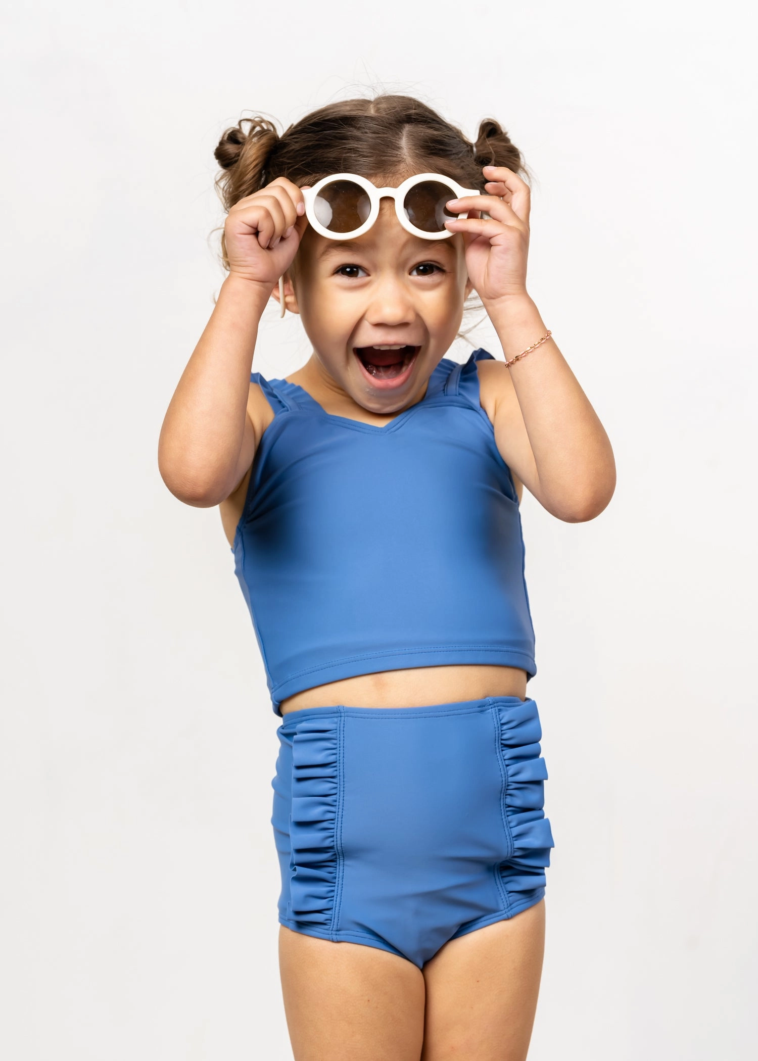 Blue Denim | Mini Ripple Top