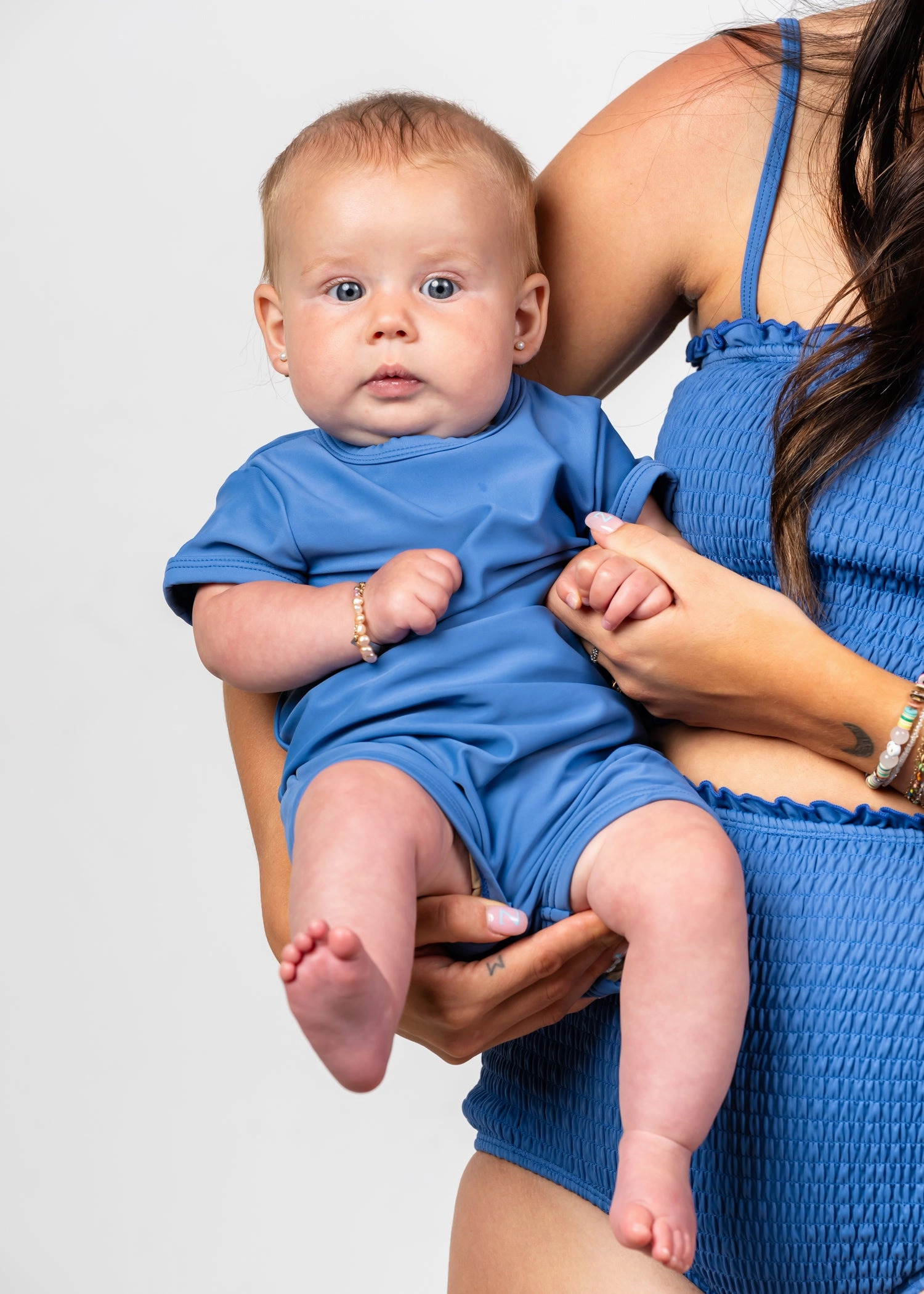 Blue Denim | Mini Shorties Rashguard (Unisex)