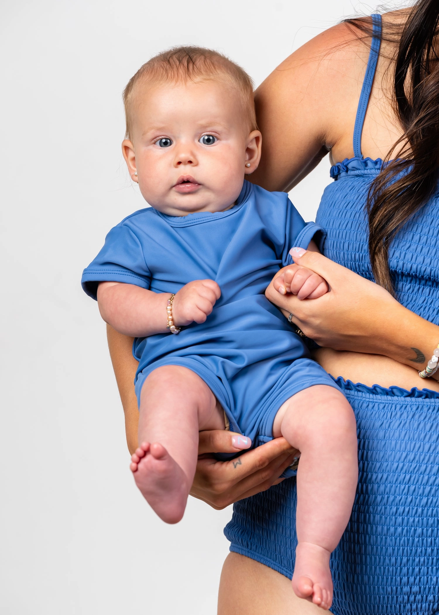 Blue Denim | Mini Shorties Rashguard (Unisex)