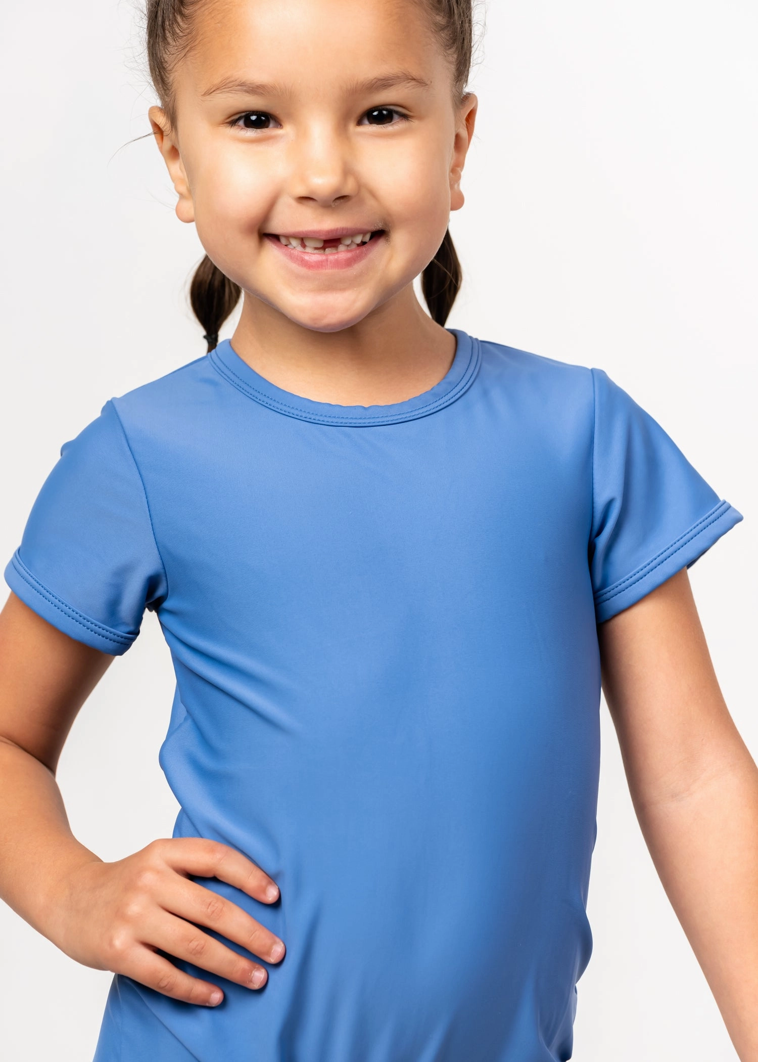 Blue Denim | Mini Shorties Rashguard (Unisex)