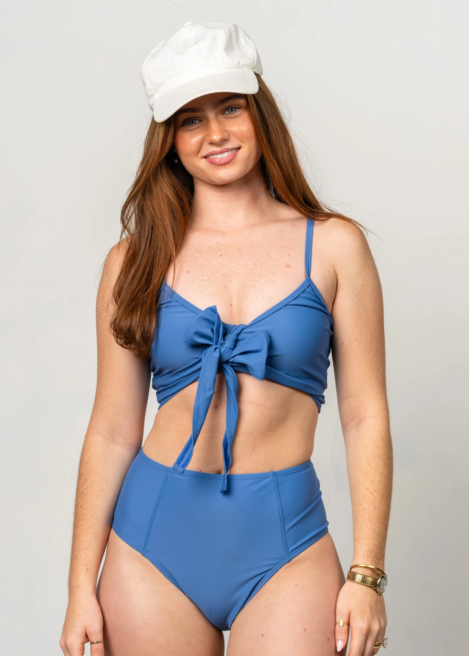 Blue Denim | Tied-Up Top