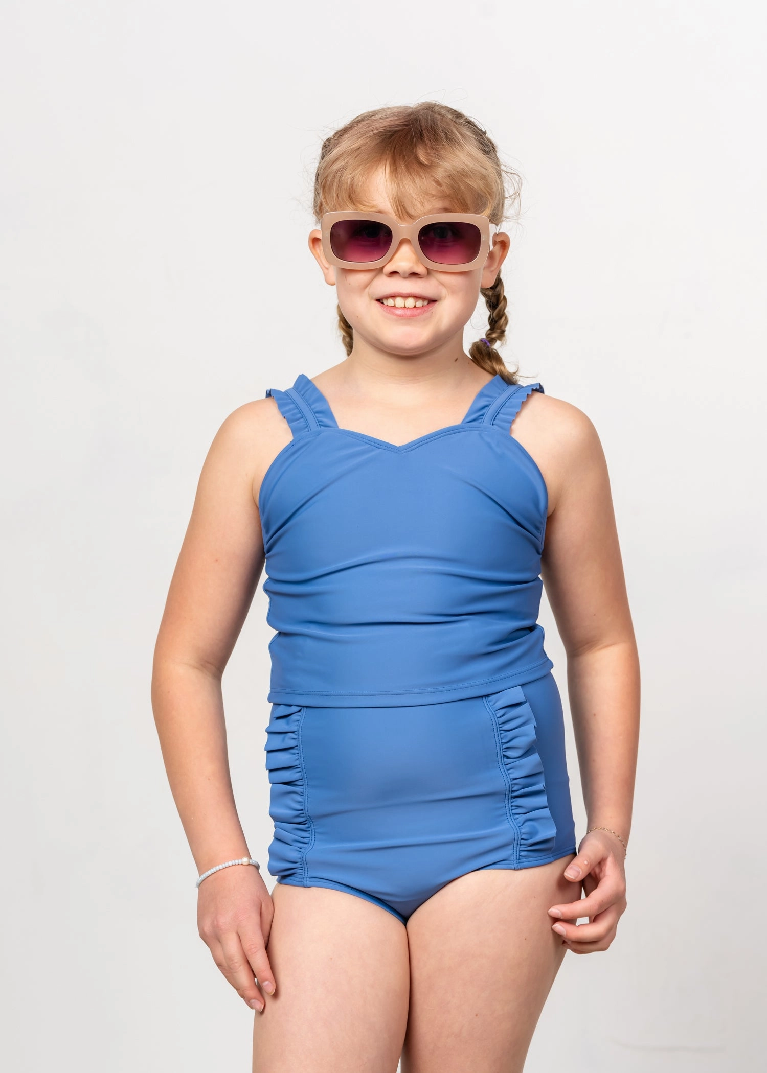 Blue Denim | Youth Ripple Top
