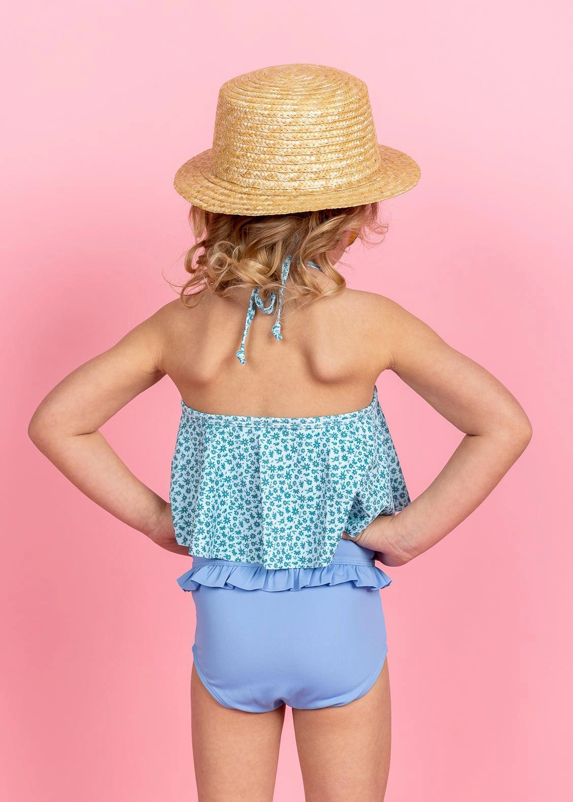 Blue Ditsy Floral | Mini Swing Top