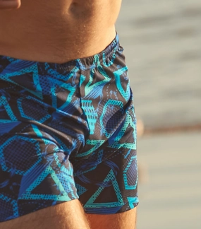 Blue Lagoon Tan Through Swim Shorts affordable men's swimwear, summer swimwear for men