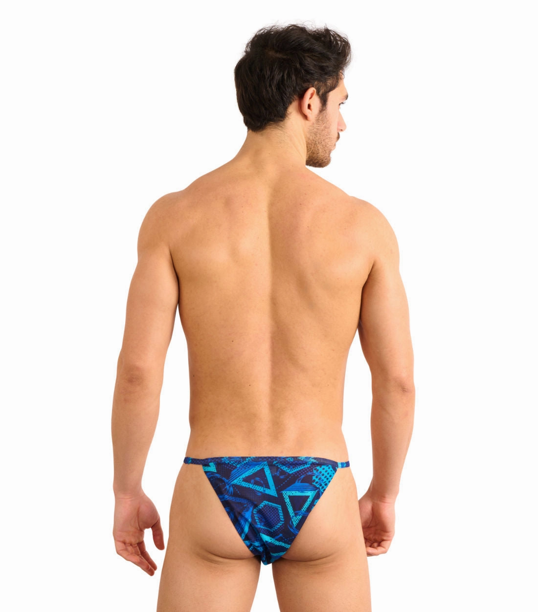 Blue Lagoon Tan Through Swim Tanga
